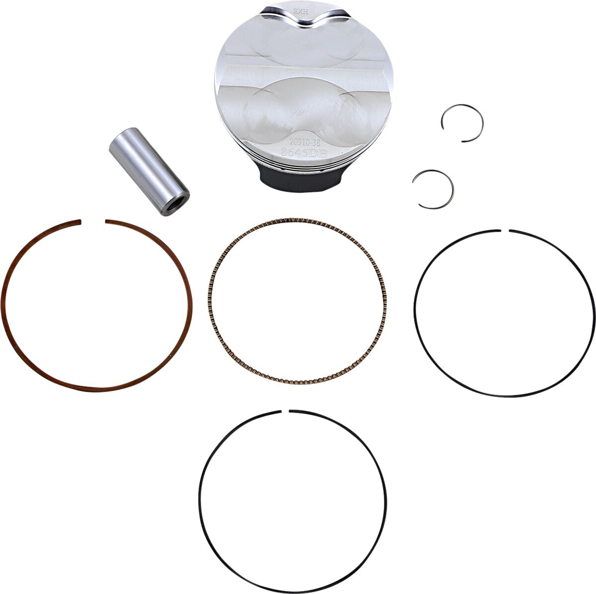 WOSSNER PISTON KIT FORGED STEEL PERFORMANCE REPLACEMENT / KTM / SIZE +0,01 8645DB