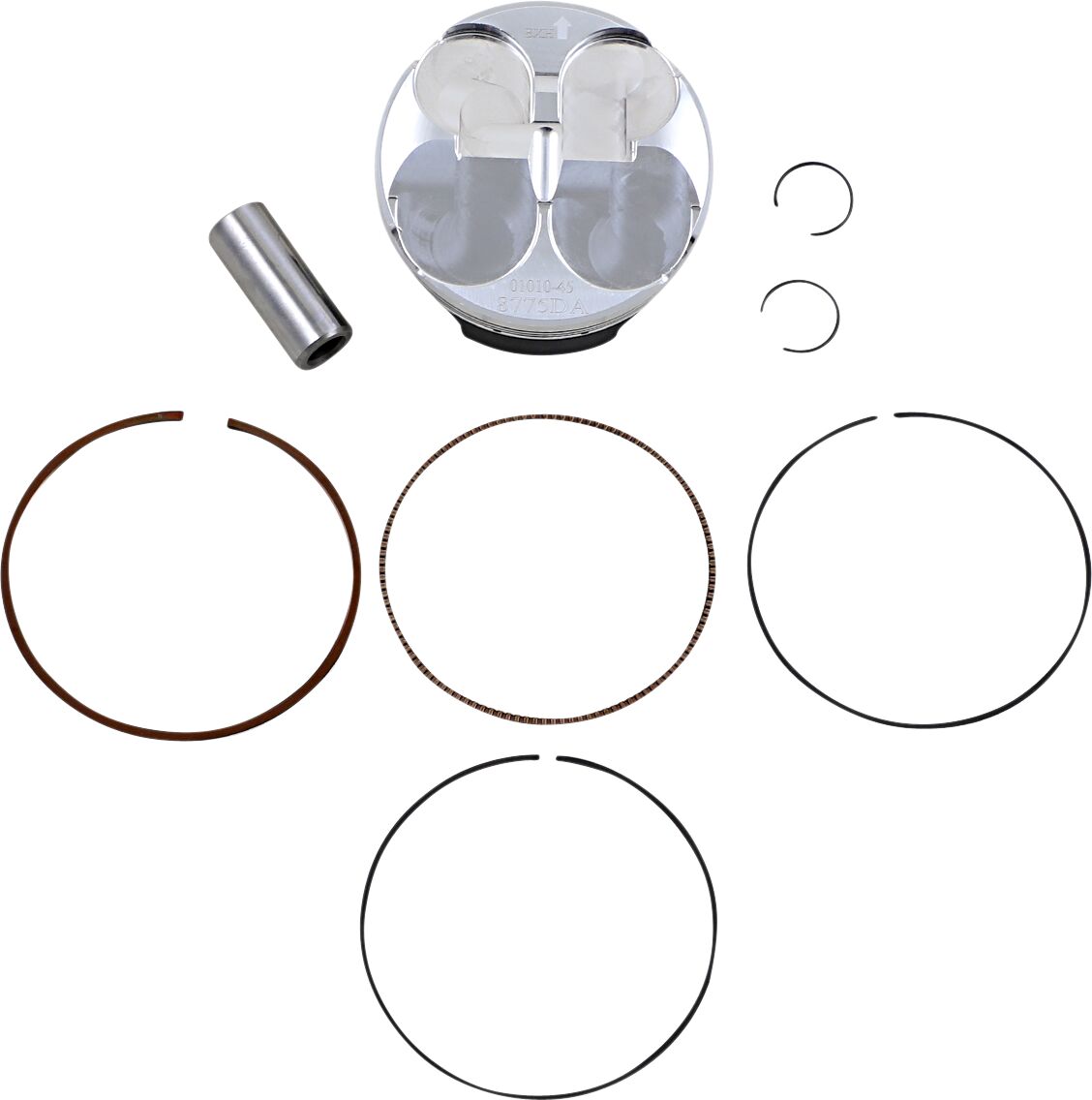 WOSSNER PISTON KIT FORGED STEEL OEM REPLACEMENT / HONDA / SIZE STANDARD 8775DA