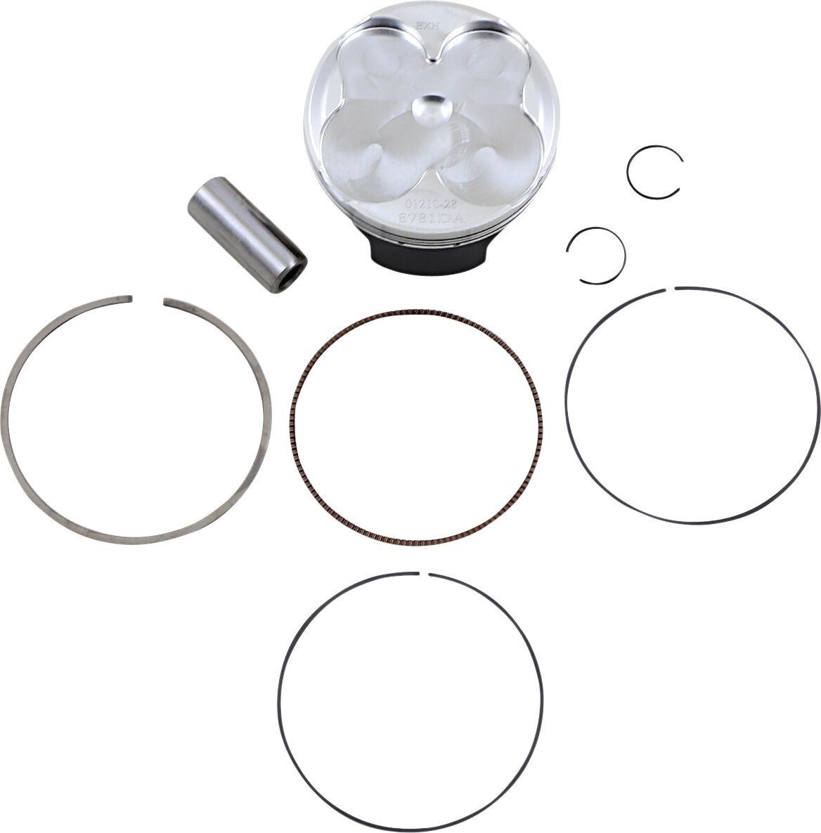 WOSSNER PISTON KIT FORGED STEEL OEM REPLACEMENT / SUZUKI / SIZE STANDARD 8781DA