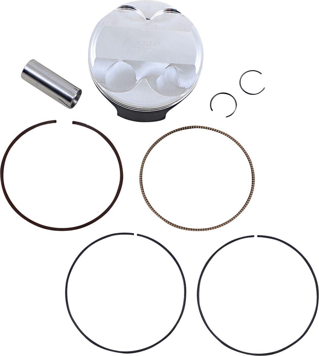 WOSSNER PISTON KIT FORGED STEEL OEM REPLACEMENT / HUSQVARNA / KTM / SIZE STANDARD 8807DA