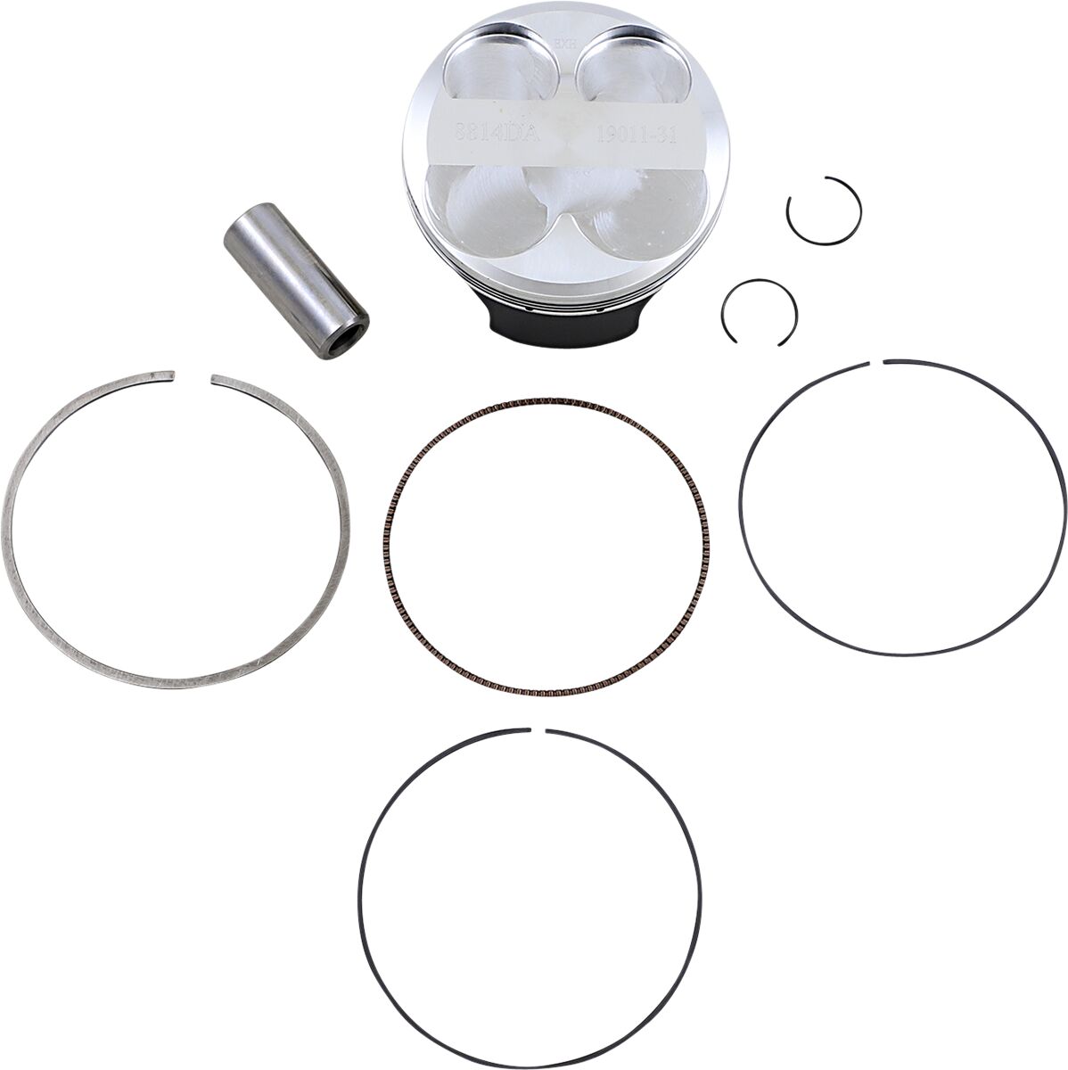 WOSSNER PISTON KIT FORGED STEEL OEM REPLACEMENT / KAWASAKI / SIZE STANDARD 8814DA