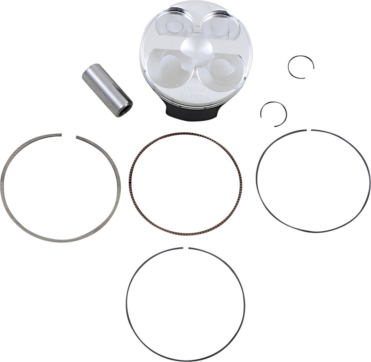 WOSSNER PISTON KIT FORGED STEEL OEM REPLACEMENT / YAMAHA / SIZE STANDARD 8942DA