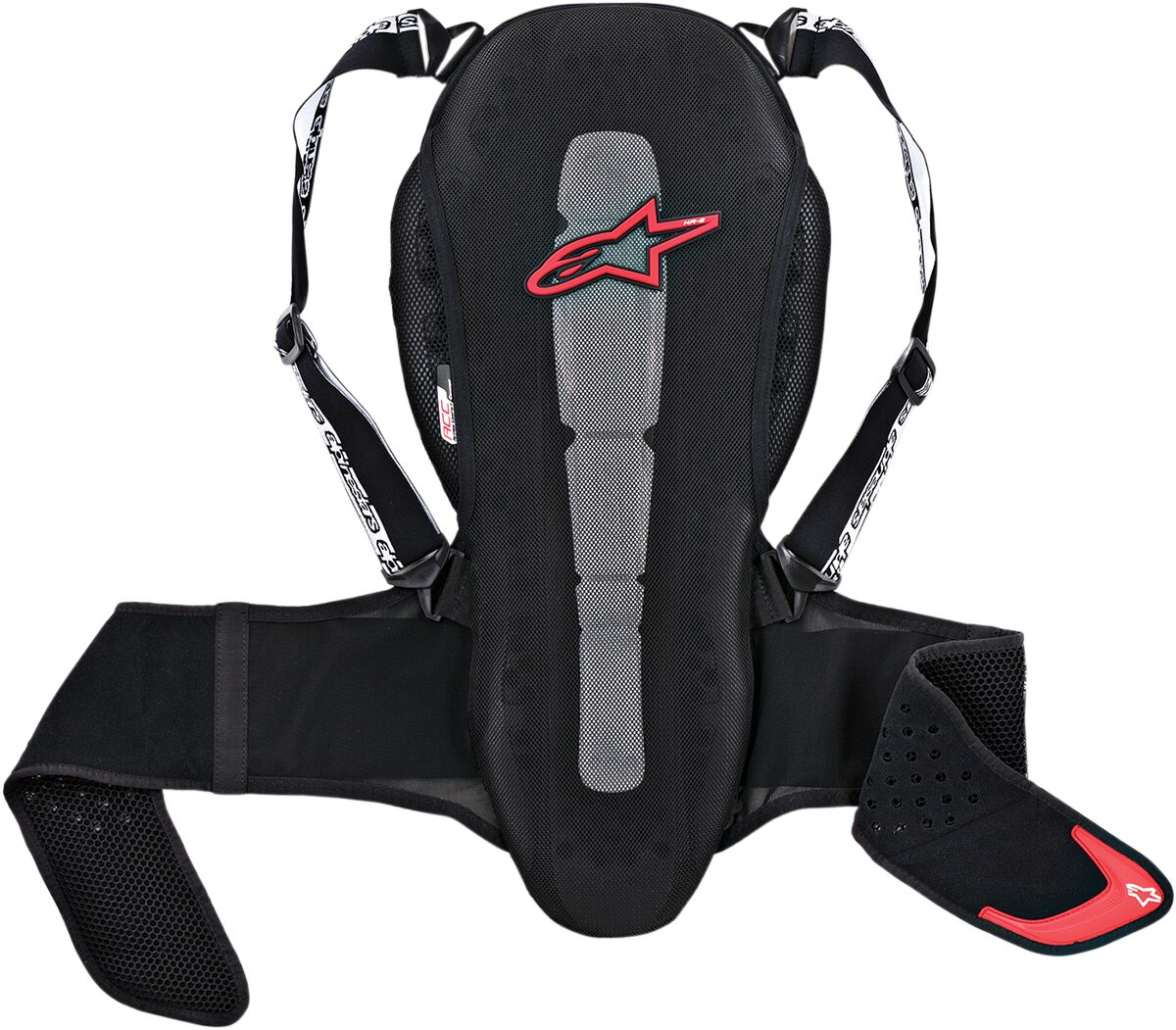 ALPINESTARS (ROAD) NUCLEON KR-2 PROTECTOR BLACK/RED LARGE 6504615-13-L