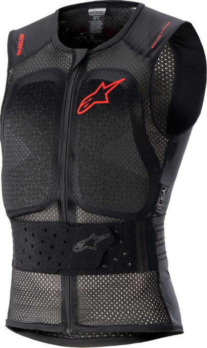 ALPINESTARS (ROAD) VEST NUC FLX PRO BK/RD L 6508123-009-L