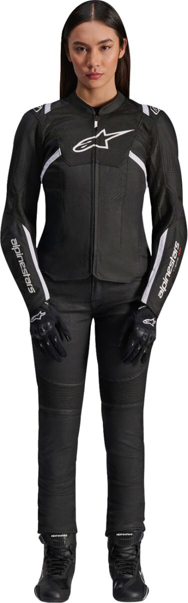 ALPINESTARS (ROAD) JACKET STELLA T-SPS AIR V2 BK/WHT L 3310225-12-L