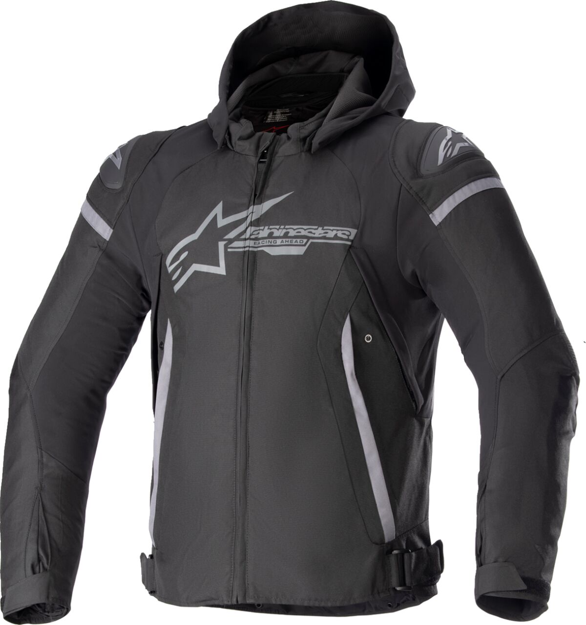 ALPINESTARS (ROAD) JACKET ZACA WP BLK/GY S 3206423-111-S
