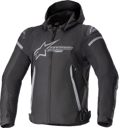 ALPINESTARS (ROAD) JACKET ZACA WP BLK/GY S 3206423-111-S