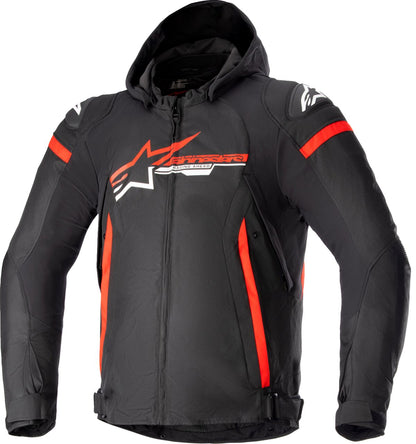 ALPINESTARS (ROAD) JACKET ZACA WP BK/RD/W 2X 3206423-1342-2X