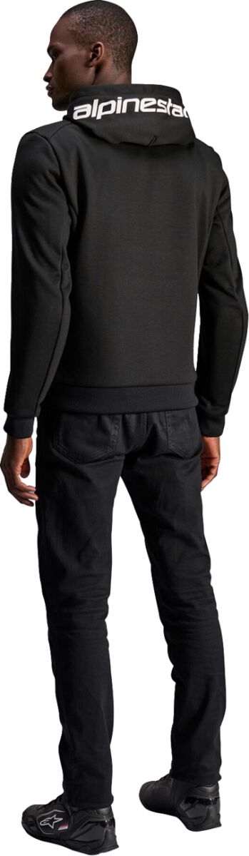 ALPINESTARS (ROAD) JACKET/HOODIE CHROME V2 BLK/WHT L 4200325-12-L