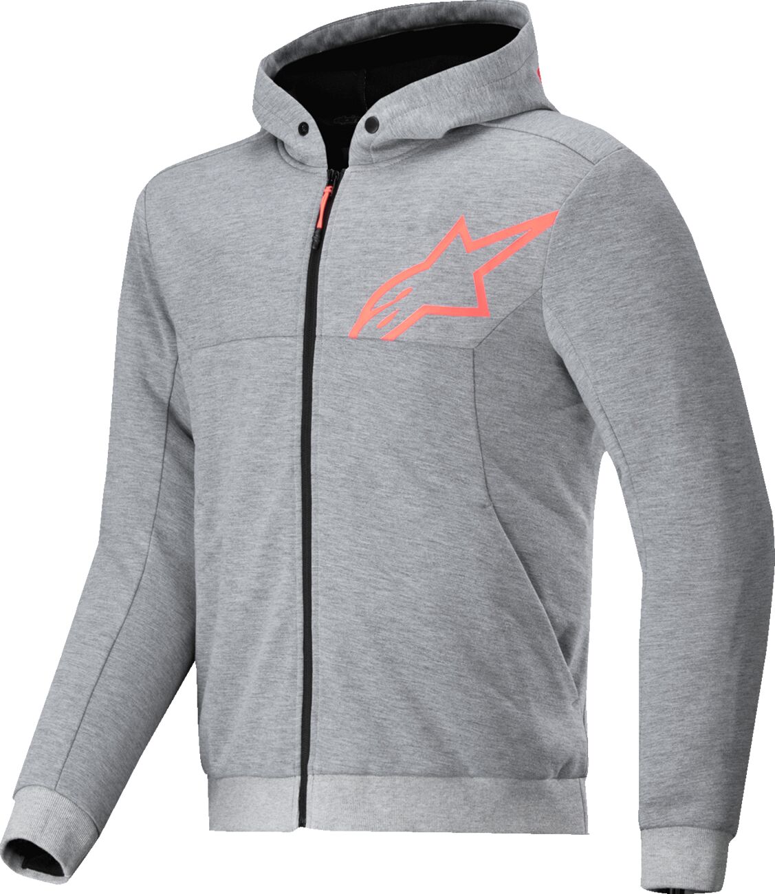 ALPINESTARS (ROAD) JACKET/HOODIE CHROME V2 GRY/RED L 4200325-9199-L