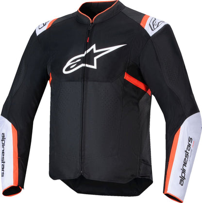 ALPINESTARS (ROAD) JACKET T-SPS AIR V2 BLK/WHT/RED FLUO S 3301025-1231-S