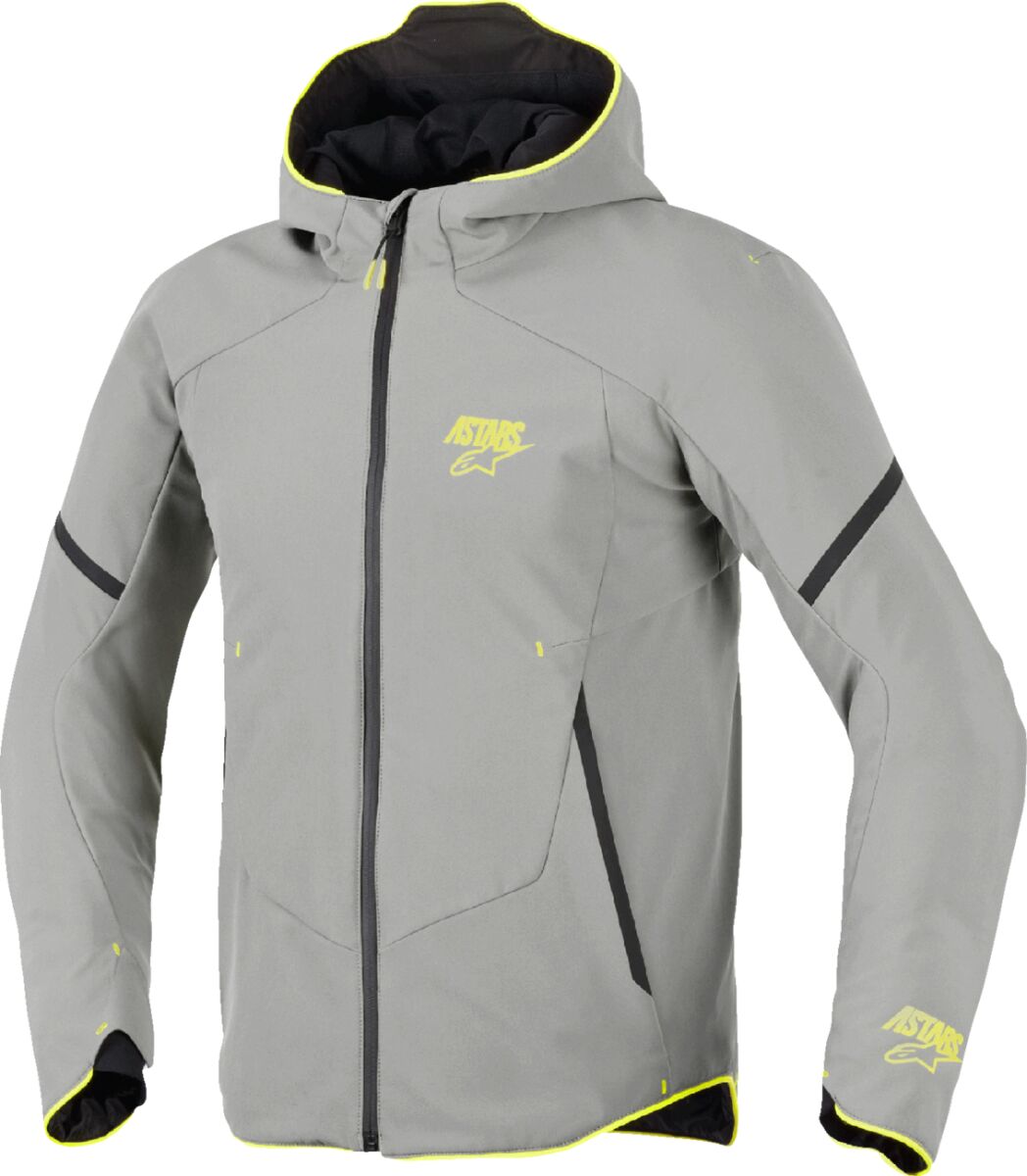 ALPINESTARS (ROAD) JACKET AEROSHELL GRAY/YELLOW 2X 3200226-9116-2X
