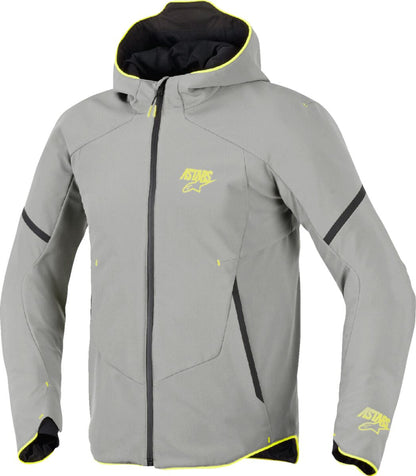 ALPINESTARS (ROAD) JACKET AEROSHELL GRAY/YELLOW 2X 3200226-9116-2X