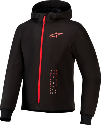 ALPINESTARS (ROAD) JKT/HOODIE RADIUM TECH BLACK/R 4202624-1303-S