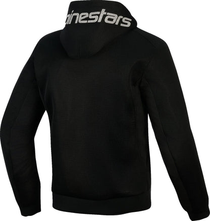 ALPINESTARS (ROAD) JKT/HOODIE CHROME SUPERAIR BLA 4200226-102-XL
