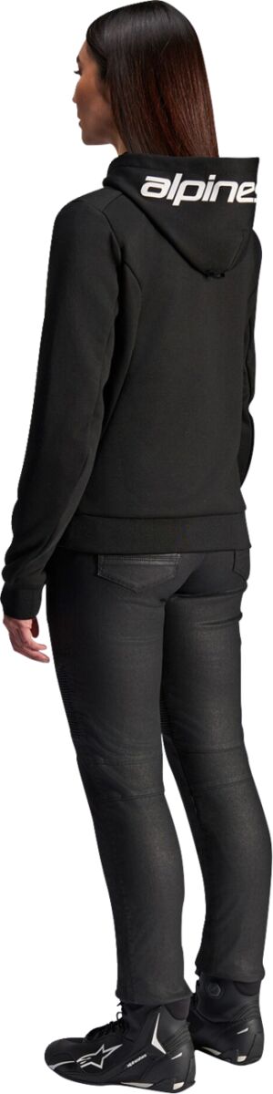 ALPINESTARS (ROAD) JACKET/HOODIE 4W CHROME V2 BLK/WHT XL 4210225-12-XL
