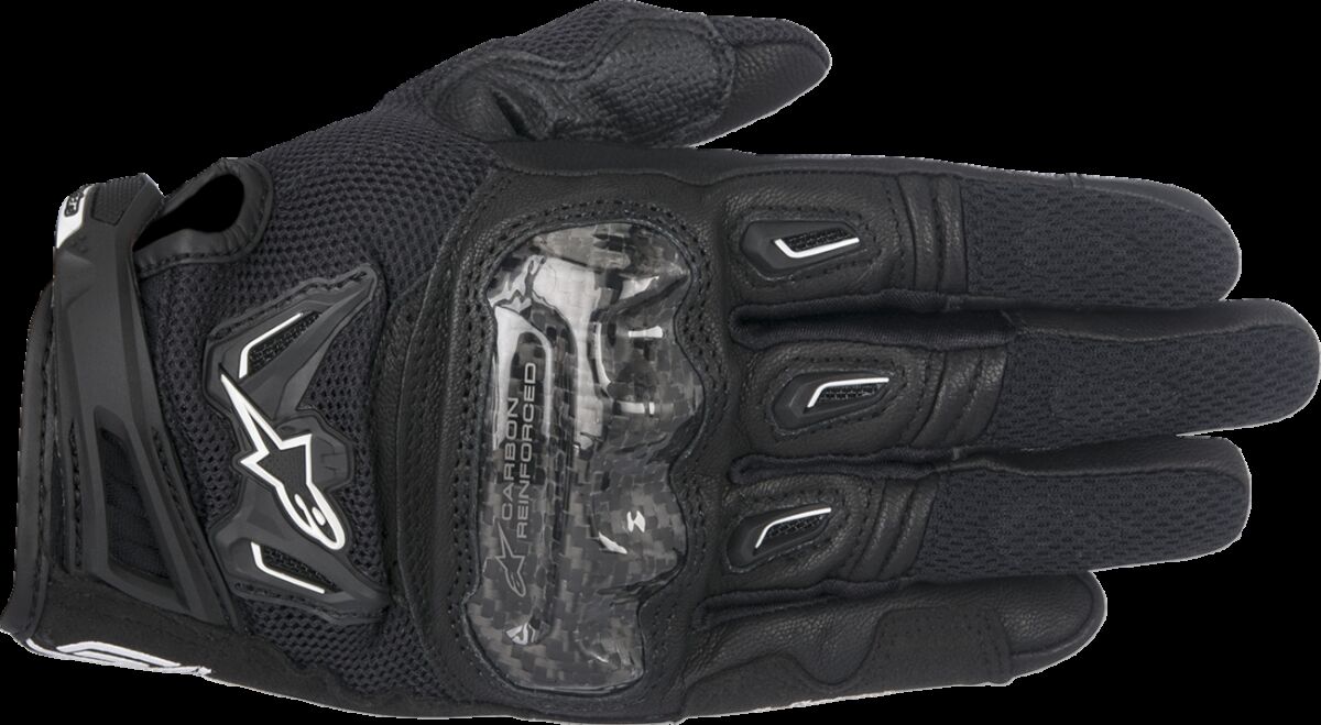ALPINESTARS (ROAD) SMX-2 AIR CARBON V2 PERFORMANCE LEATHER GLOVES BLACK MEDIUM 3567717-10-M