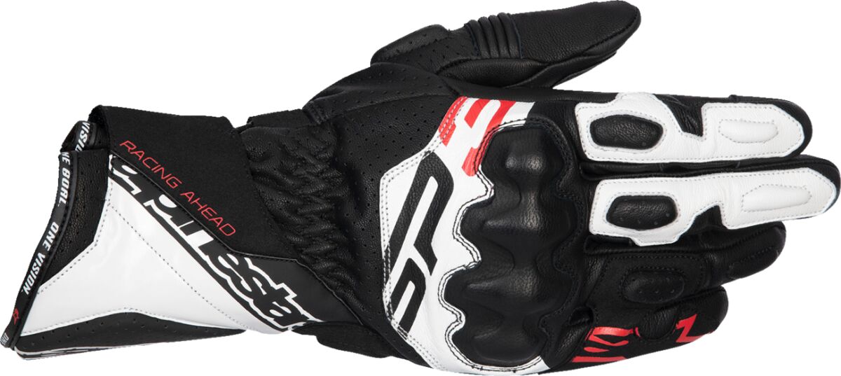 ALPINESTARS (ROAD) GLOVE SP-3 BLK/WHT/RD FLUO 2X 3550925-1231-2X