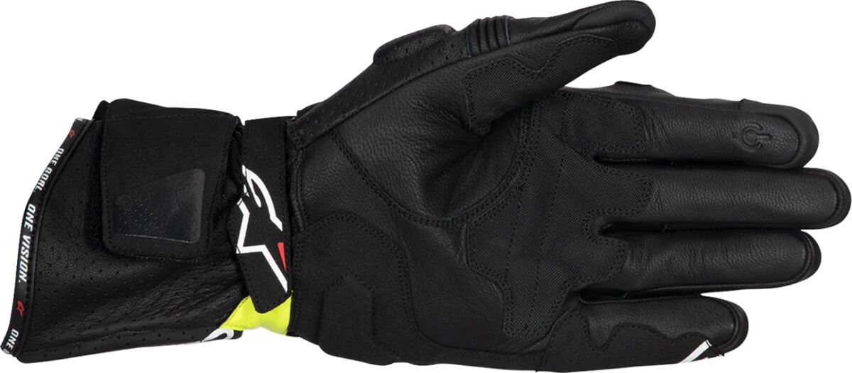 ALPINESTARS (ROAD) GLOVE SP-3 BLK/FLUO YEL/WHT XL 3550925-158-XL