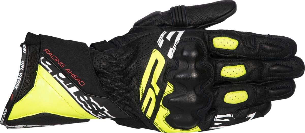 ALPINESTARS (ROAD) GLOVE SP-3 BLK/FLUO YEL/WHT 2X 3550925-158-2X