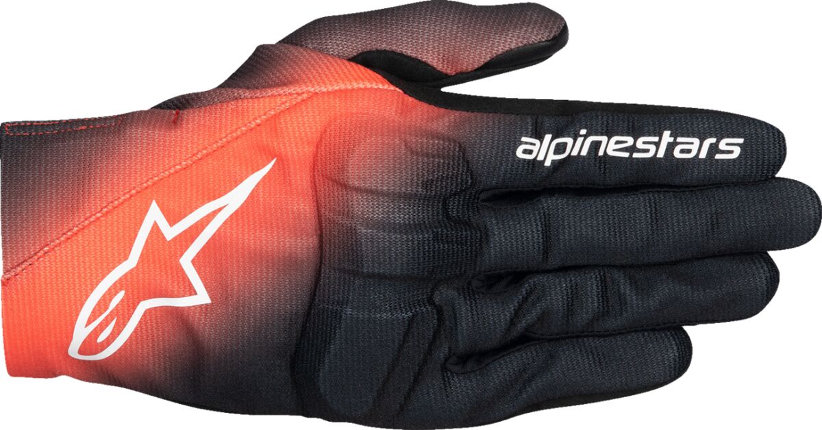 ALPINESTARS (ROAD) GLOVE REEF V2 BK/RD FLUO/WHT S 3560825-1321-S