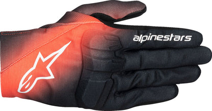 ALPINESTARS (ROAD) GLOVE REEF V2 BK/RD FLUO/WHT S 3560825-1321-S