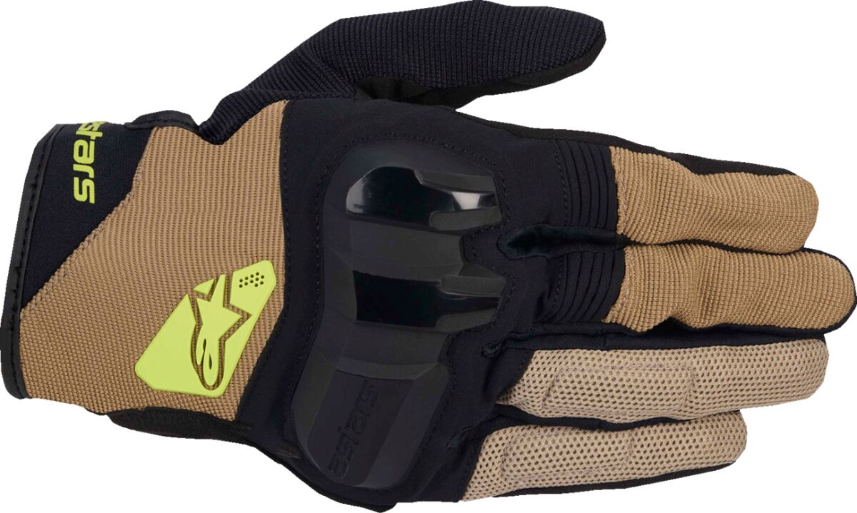 ALPINESTARS (ROAD) GLOVE CHROME V2 DK KHKI/BL XL 3560925-8036-XL