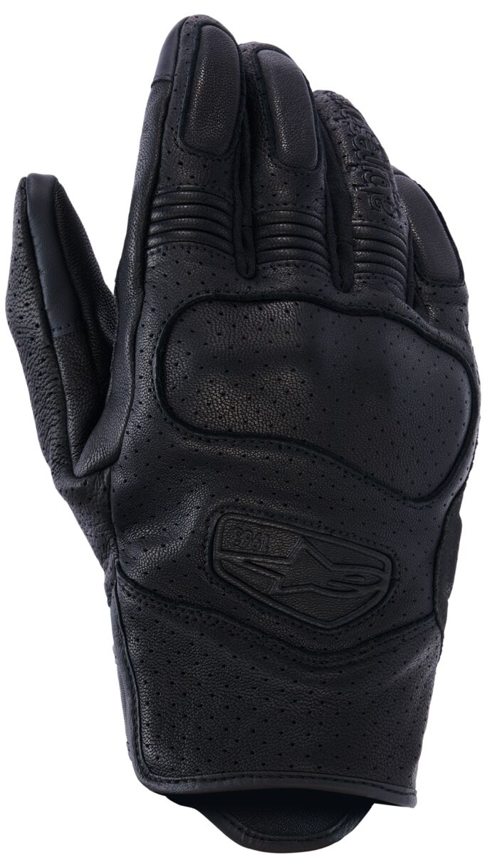 ALPINESTARS (ROAD) GLOVE MUSTANG V3 LEATHER BLACK 3561126-1100-S