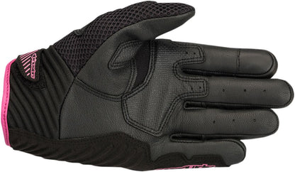 ALPINESTARS (ROAD) WOMENS STELLA SMX-1 AIR V2 ROAD RIDING GLOVES BLACK/FUCHSIA MEDIUM 3590518-1039-M