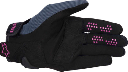 ALPINESTARS (ROAD) GLOVE STELLA CHROME V2 ASPH BLK/PRPL M 3580425-9227-M