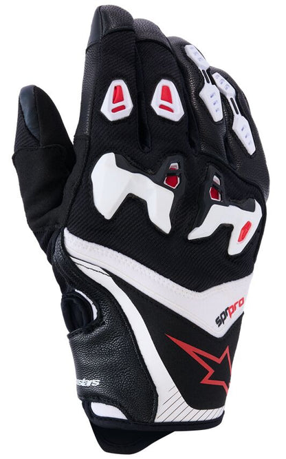 ALPINESTARS (ROAD) GLOVE SP-R PRO BLACK/WHITE/RED 3500226-1304-XL