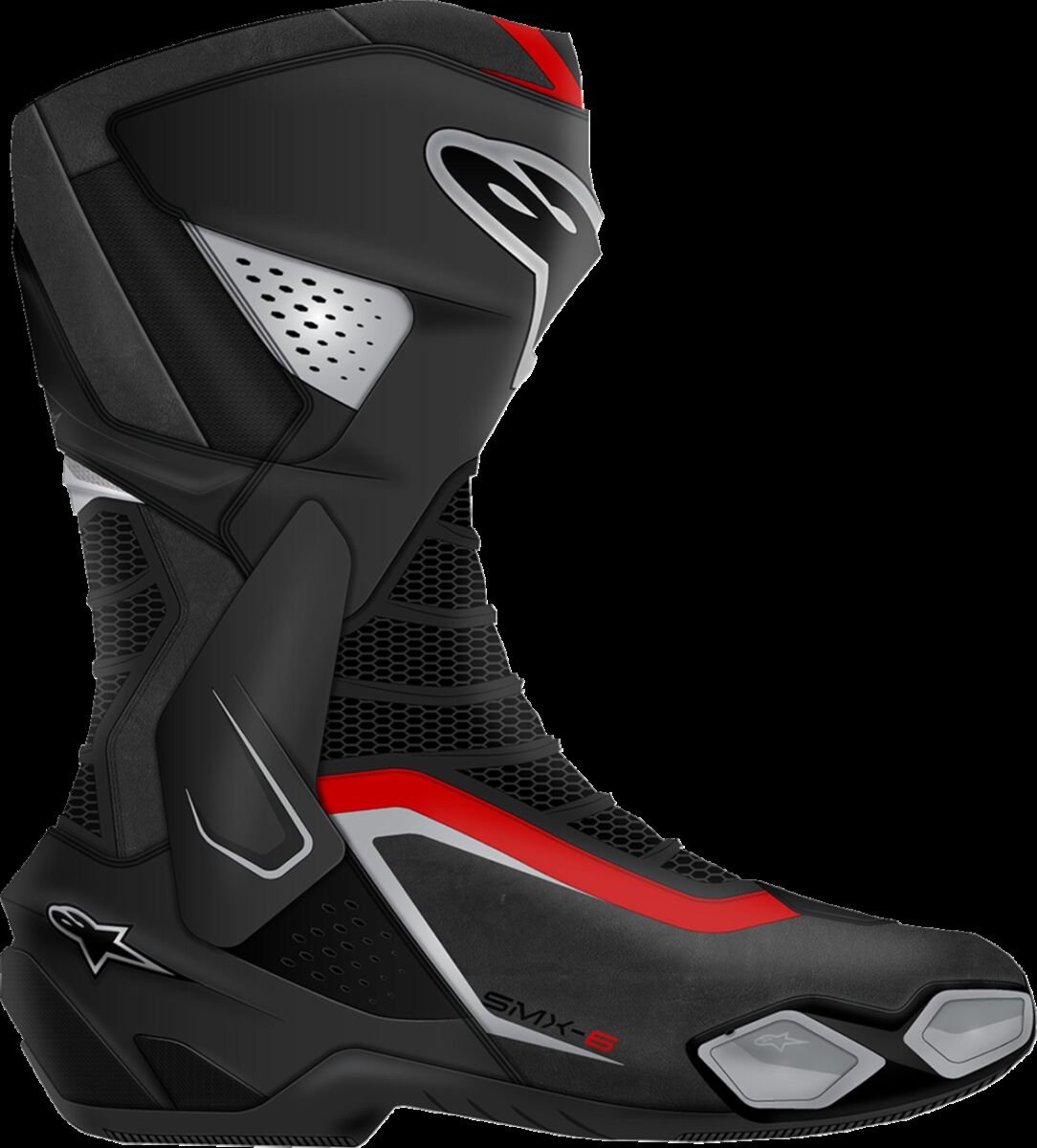 ALPINESTARS (ROAD) BOOTS SMX-6 V3 BK/SI/RD 44 2223025-199-44