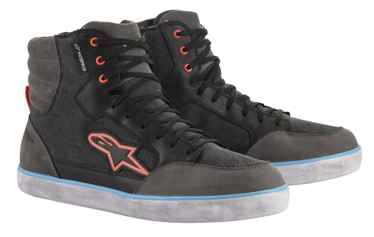 ALPINESTARS (ROAD) SHOE J-6 WP BK/GY/BL 8 2542020-1147-8