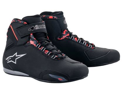 ALPINESTARS (ROAD) SHOE SEKTOR WP BK/G/RD 6 2544519-1118-6