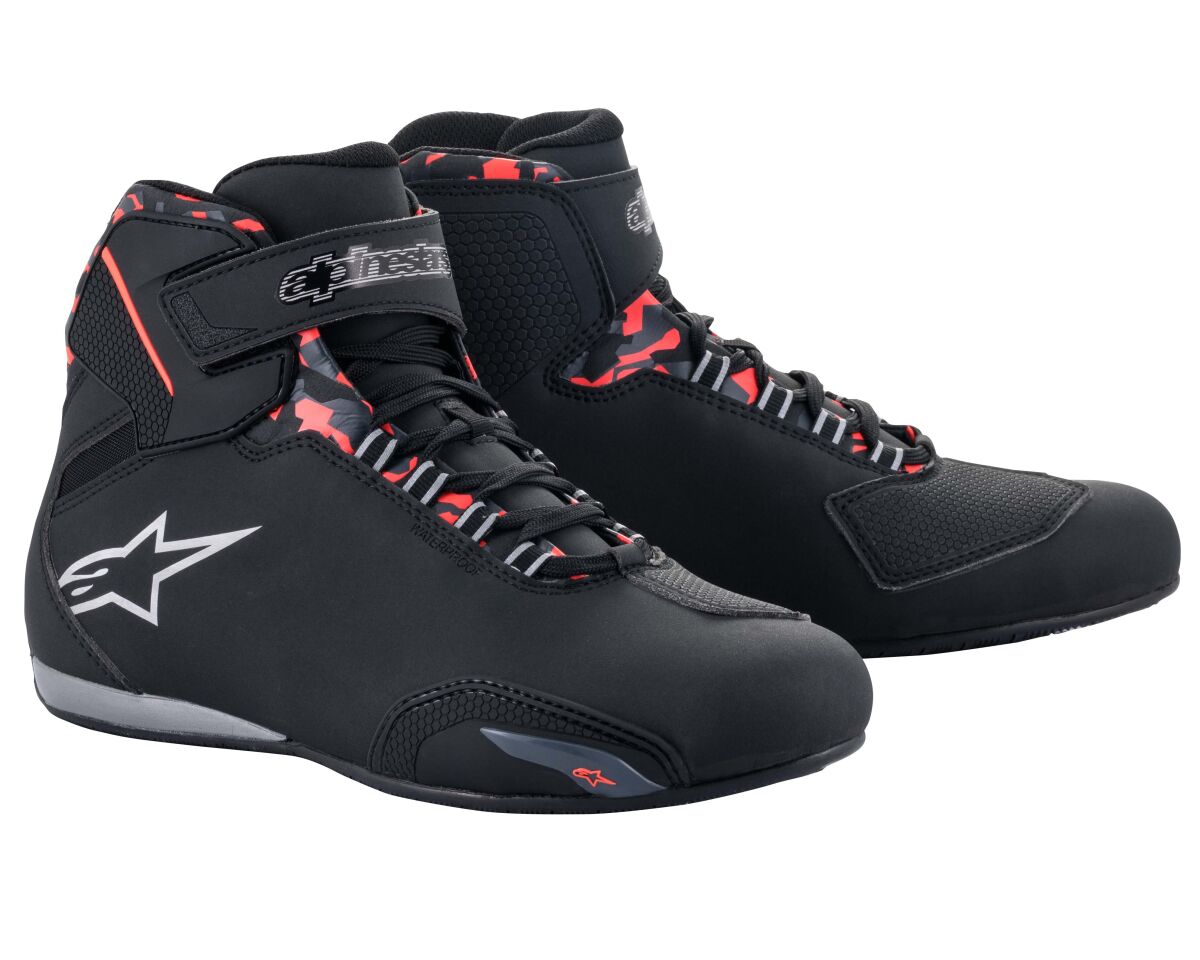 ALPINESTARS (ROAD) SHOE SEKTOR WP BK/G/R 6.5 2544519-1118-65