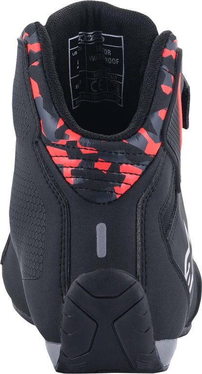 ALPINESTARS (ROAD) SHOE SEKTOR WP BK/G/R 9.5 2544519-1118-95