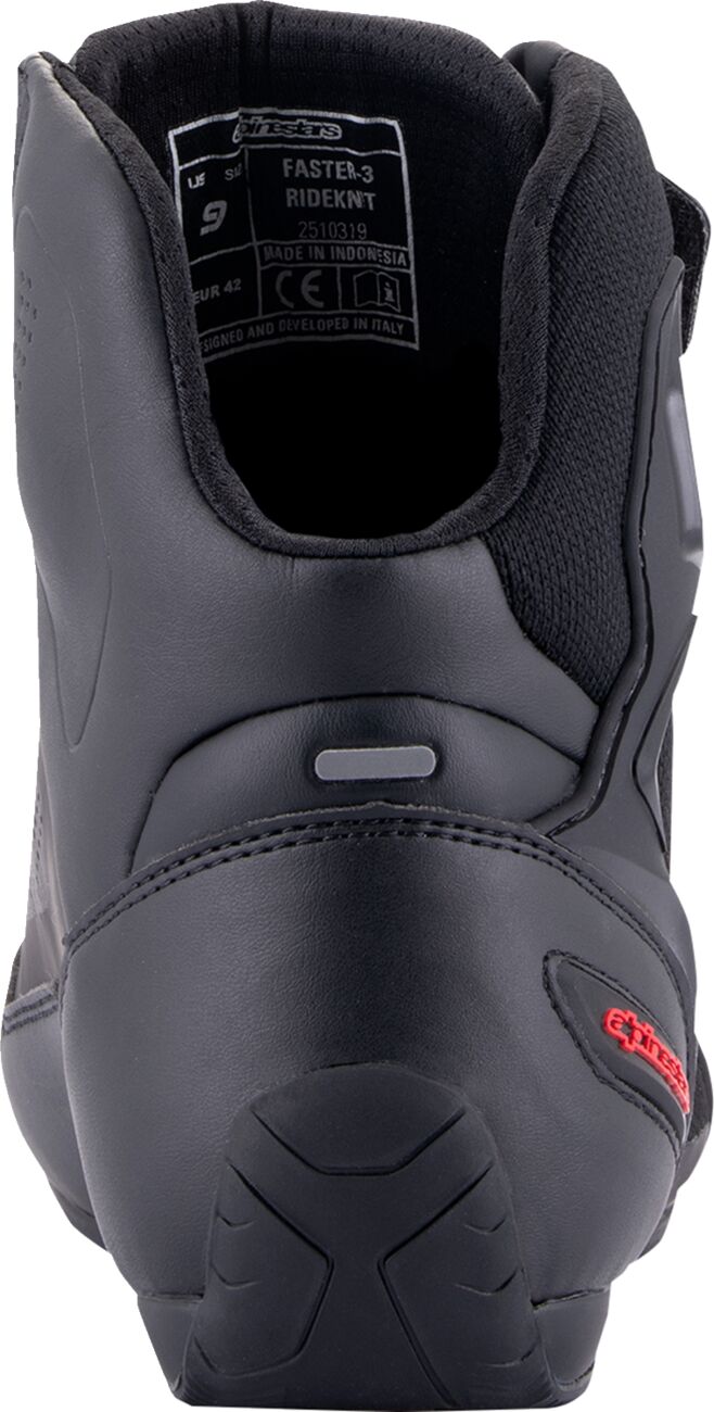 ALPINESTARS (ROAD) SHOE FAST3-RK BLK/G/RED 8 2510319-1993-8