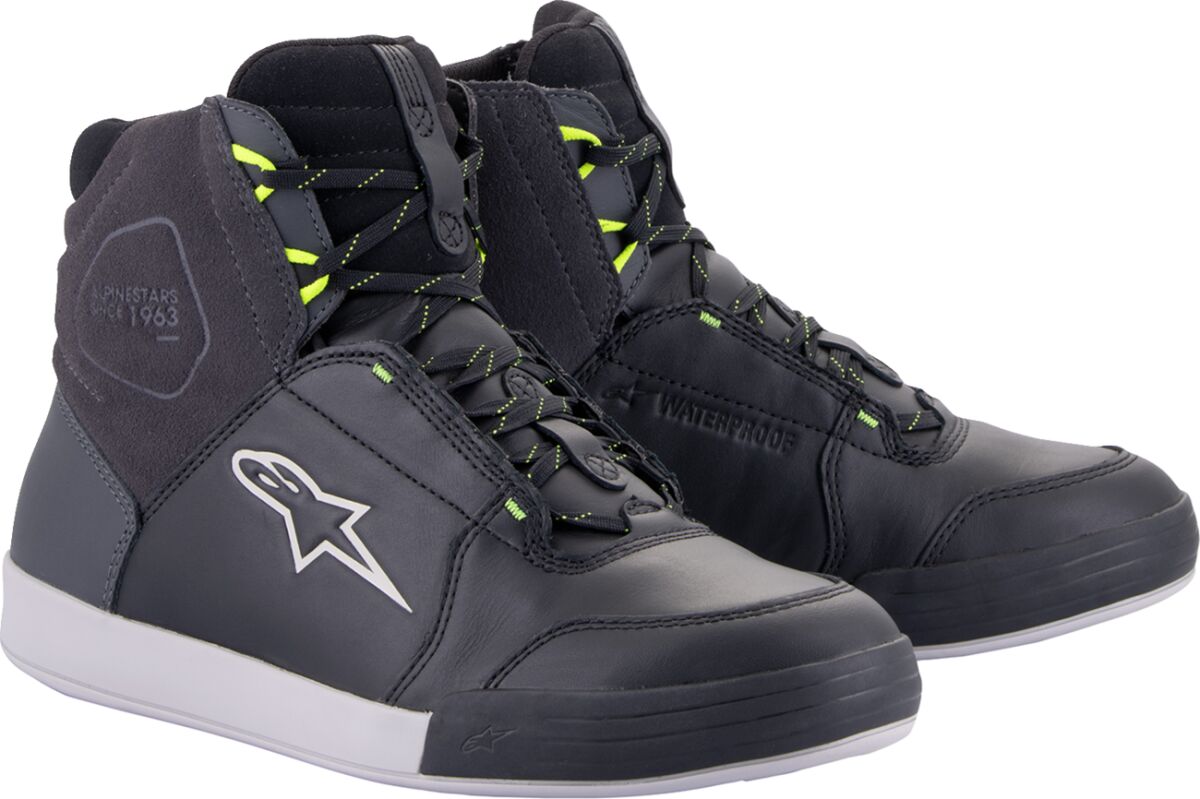 ALPINESTARS (ROAD) SHOE CHROME BLK/GY/YL 13 2543123-1015-13