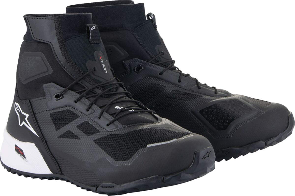 ALPINESTARS (ROAD) SHOE CR-1 BLACK/WHITE 6 2611624-12-6