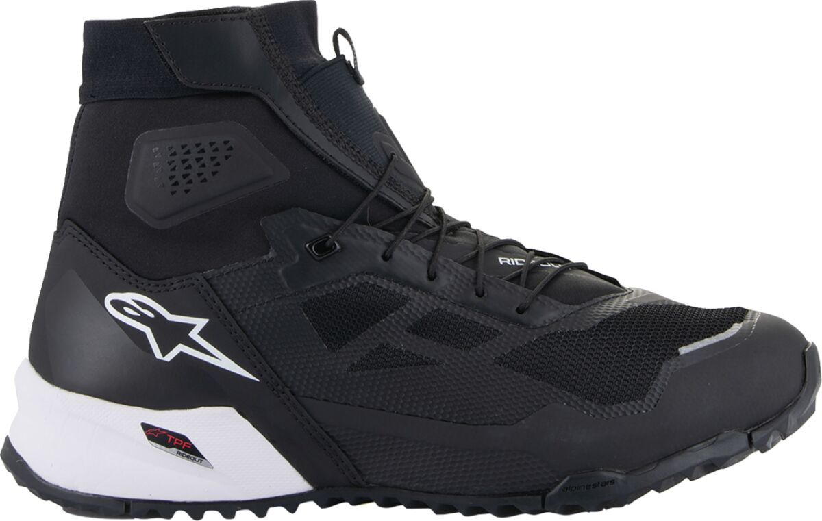 ALPINESTARS (ROAD) SHOE CR-1 BLACK/WHITE 6 2611624-12-6