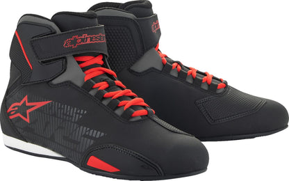 ALPINESTARS (ROAD) SHOE SEKTOR BLACK/RED 8 2515518-1303-8