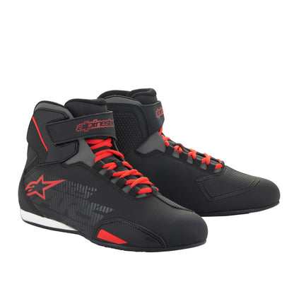 ALPINESTARS (ROAD) SHOE SEKTOR BLACK/RED 9 2515518-1303-9