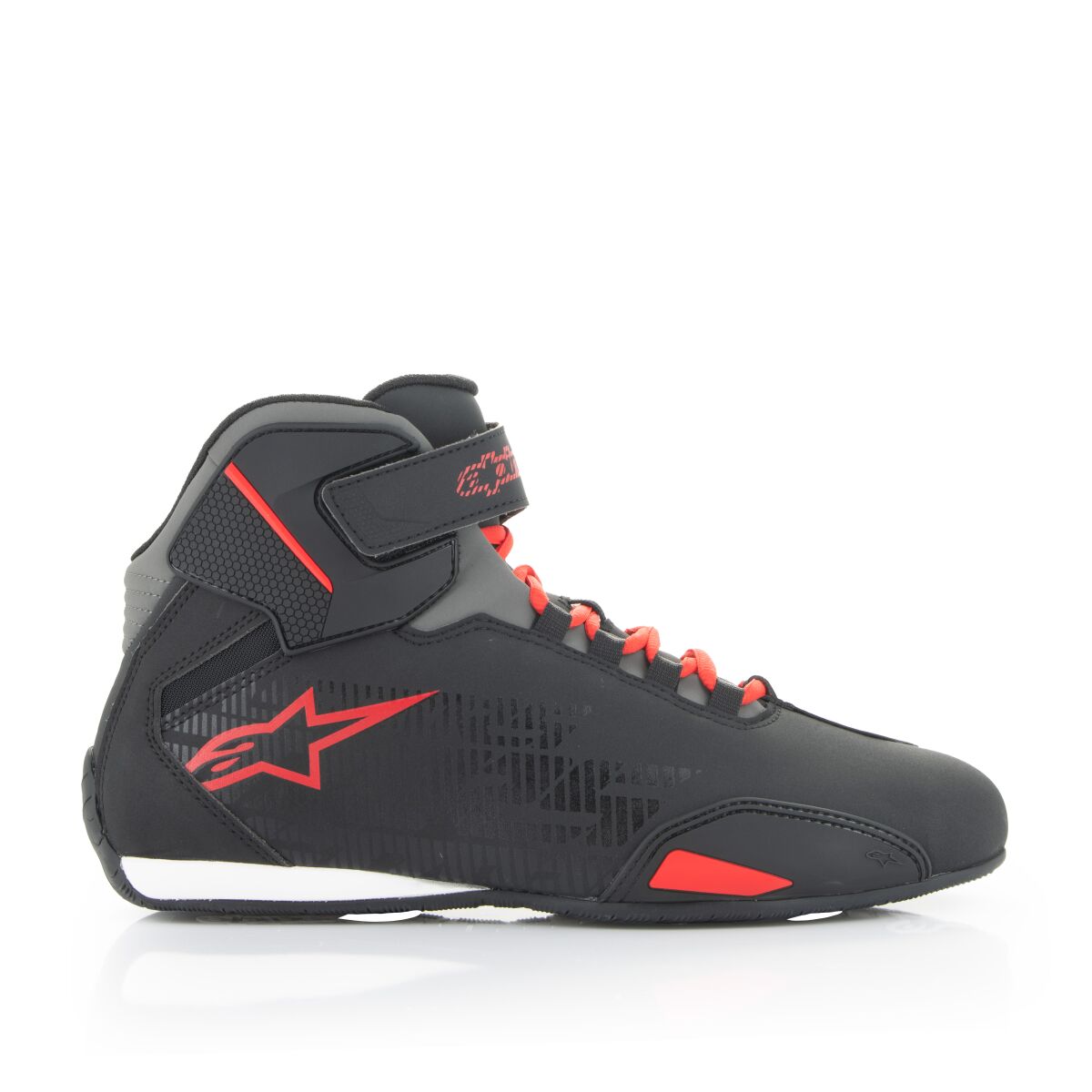ALPINESTARS (ROAD) SHOE SEKTOR BLACK/RED 9 2515518-1303-9