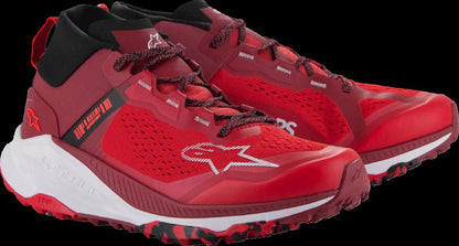 ALPINESTARS (ROAD) SHOES META XR V2 BRRD/DKRD/WH 135 2654825-3045-135