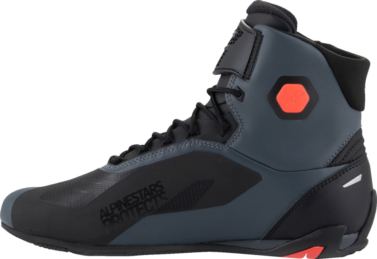 ALPINESTARS (ROAD) SHOE FASTER V4 BLK/GRY/RD 10.5 2510425-1130-105