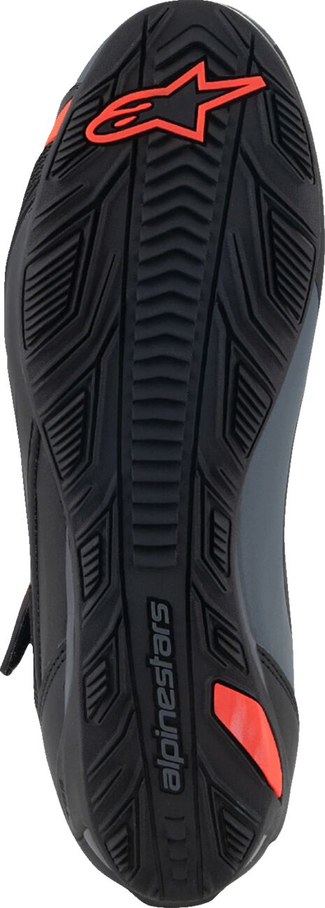 ALPINESTARS (ROAD) SHOE FASTER V4 BLK/GRY/RD 10.5 2510425-1130-105