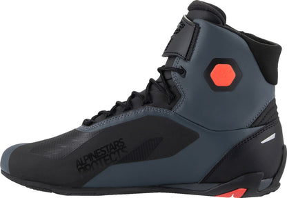 ALPINESTARS (ROAD) SHOE FASTER V4 BLK/GRY/RD 12.5 2510425-1130-125