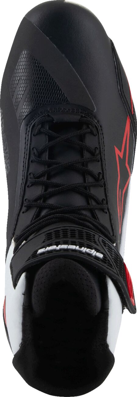 ALPINESTARS (ROAD) SHOE FASTER V4 BLK/WHT/RD 9 2510425-123-9