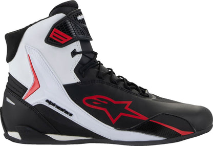 ALPINESTARS (ROAD) SHOE FASTER V4 BLK/WHT/RD 9.5 2510425-123-95