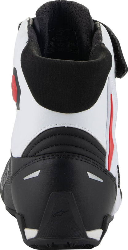 ALPINESTARS (ROAD) SHOES FASTER-4 BK/WH/DK RD 8.5 2510425-1299-85